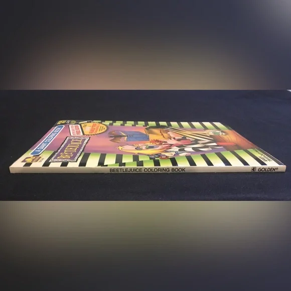 RARE 90s Coloring Book Beetlejuice Vintage - Picture 3 of 16